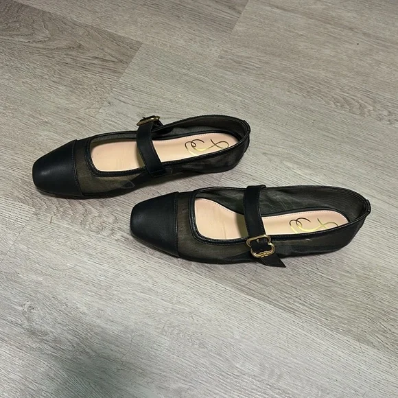 Sam Edelman Mary Jane flats size 8 worn once buckle - Picture 3 of 5